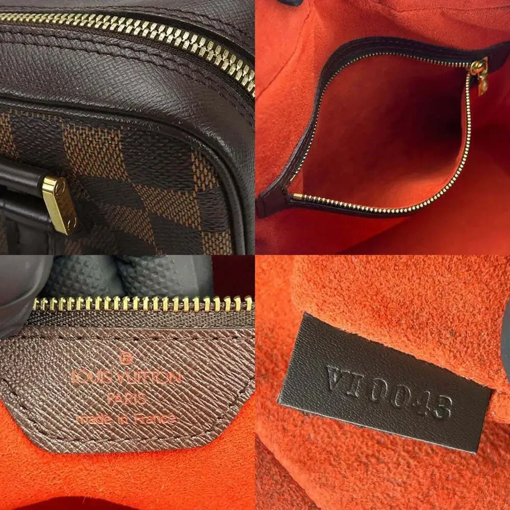 LOUIS VUITTON Brown Damier Leather Bag